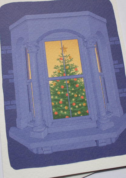 A Christmas Window Card