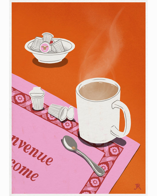 Diner Coffee Art Print
