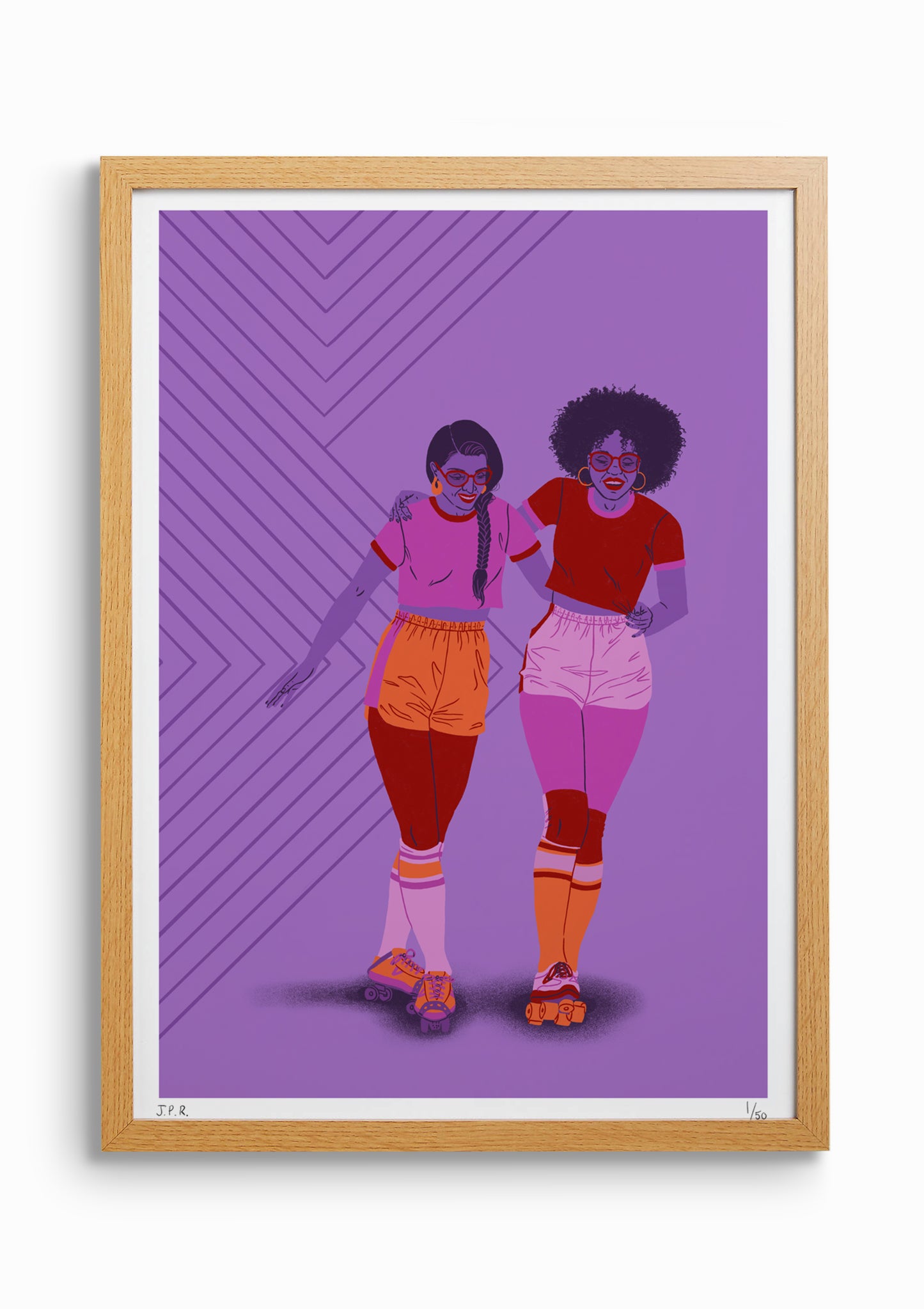 Support System Art Print - A4 format